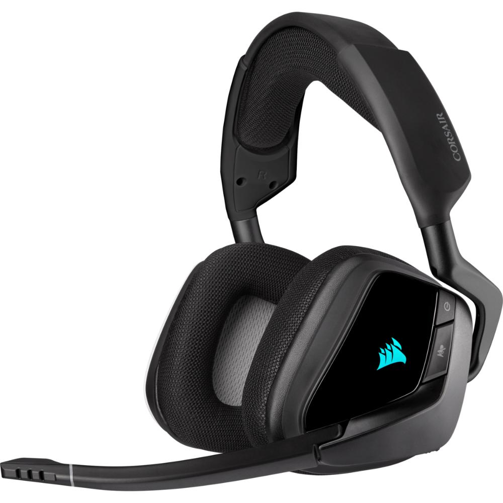 Headset Gamer Sem Fio Corsair Void Elite Wireless, RGB, Surround 7.1, Drivers 50mm, Carbono - CA-9011201-NA