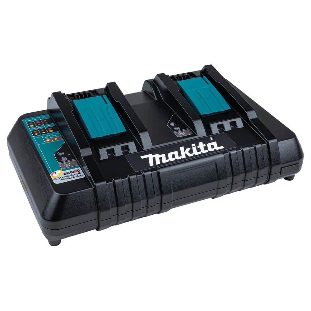 Carregador Duplo Para Baterias 18V DC18RD 220V Makita
