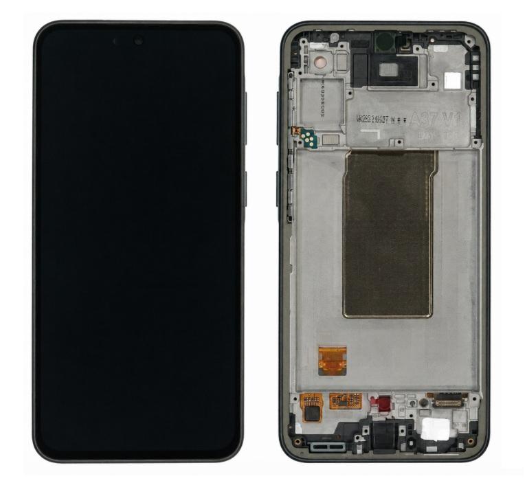 Frontal Tela Display Samsung A37 5G A376 Com Aro Original