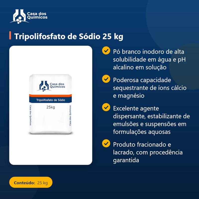 Tripolifosfato de Sódio 25 kg