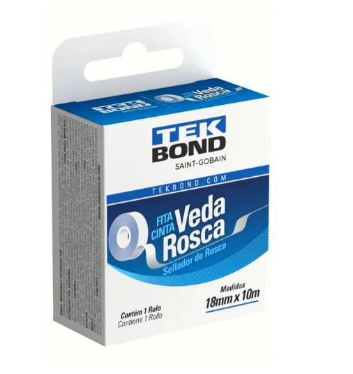 Fita Veda Rosca 18mmx10m Tekbond Ef