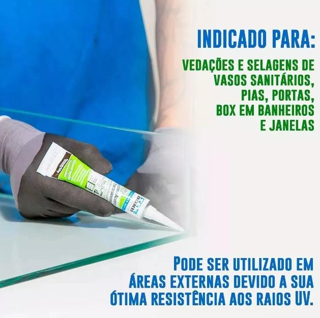 Silicone Acetico Transparente 50gr Tekbond Ef