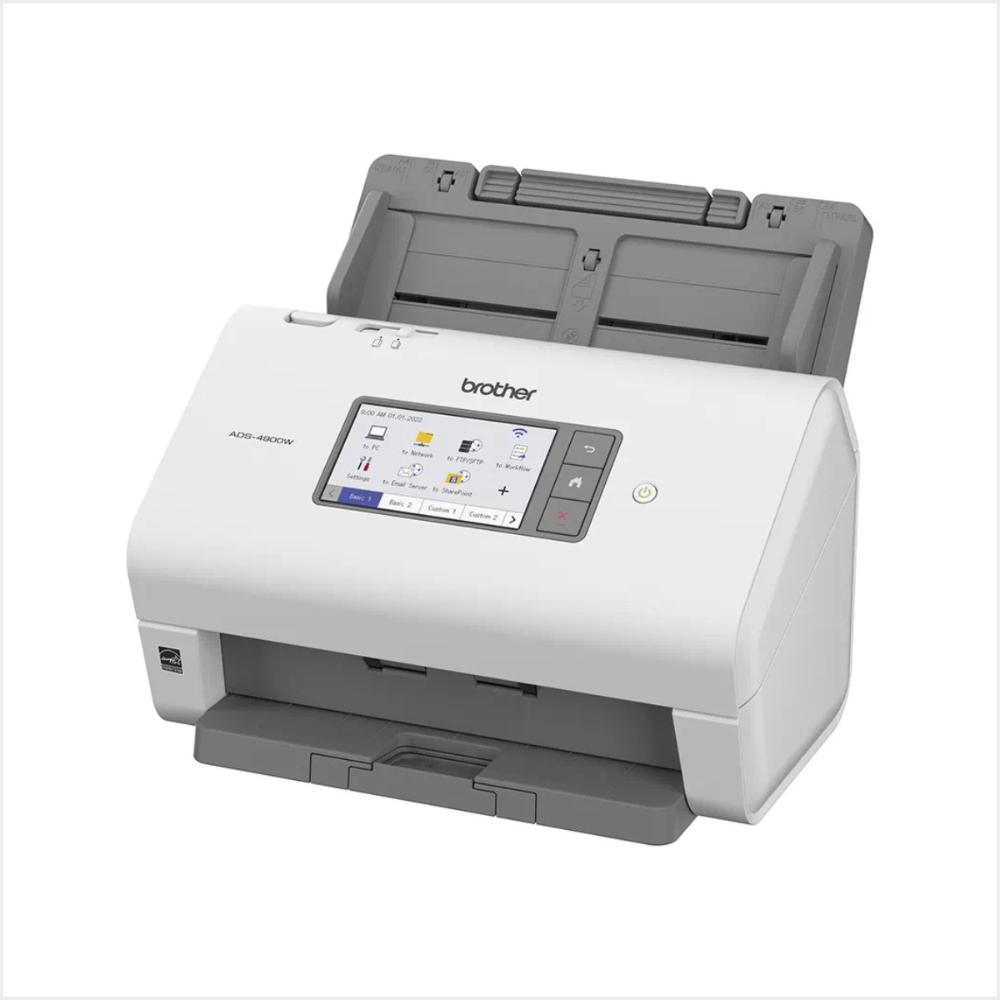 Scanner Portatil de Mesa Brother ADS4900W A4 Wifi Duplex Bivolt Branco