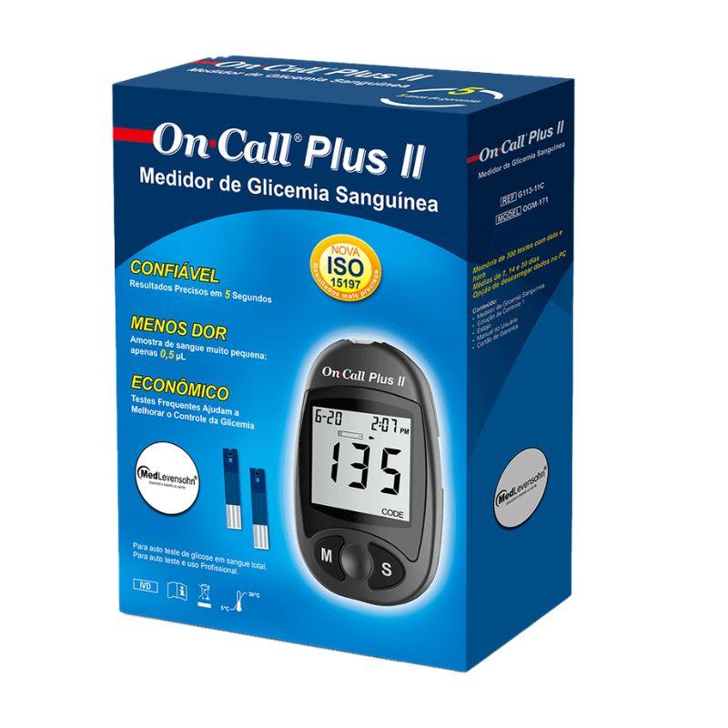 Medidor De Glicose Medlevensohn On Call Plus
