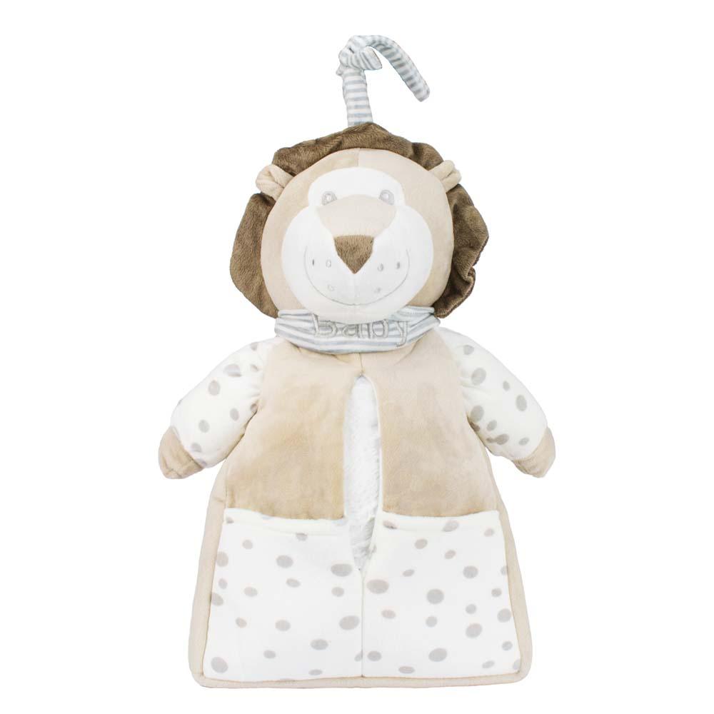 Porta Fraldas Bichinho De Pelúcia Infantil Pimpolho - BEGE