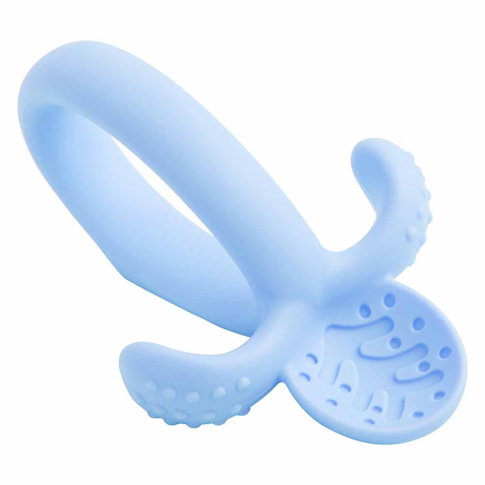 Colher De Treinamento De Silicone Soft Azul Masculino Pimpolho - Estagio 1