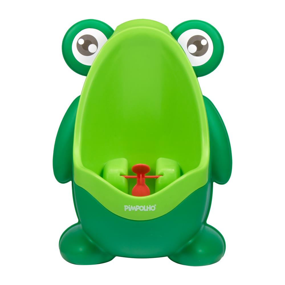Mictório Infantil Sapinho Pimpolho Verde Ventosa Pinico Xixi
