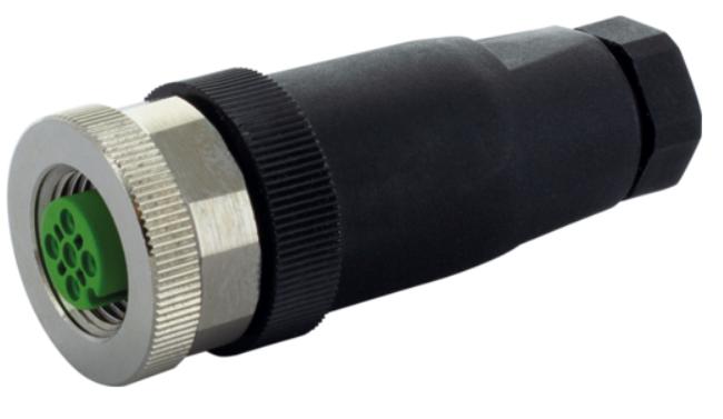 Conector M12 Fêmea 5 Polos Paraf. 4-6mm - 7000-12922-0000000