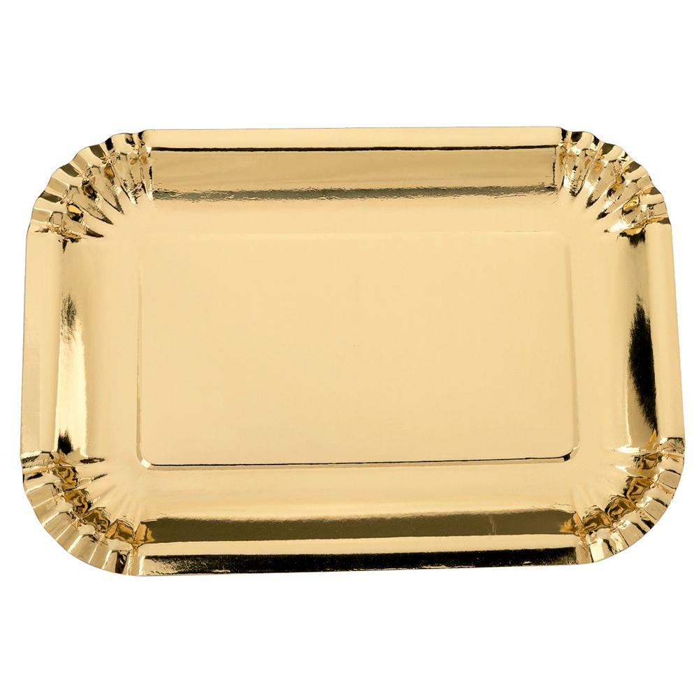 Bandeja Retangular 18,5x26,5cm SilverFestas - Brilho e Praticidade para sua Festa