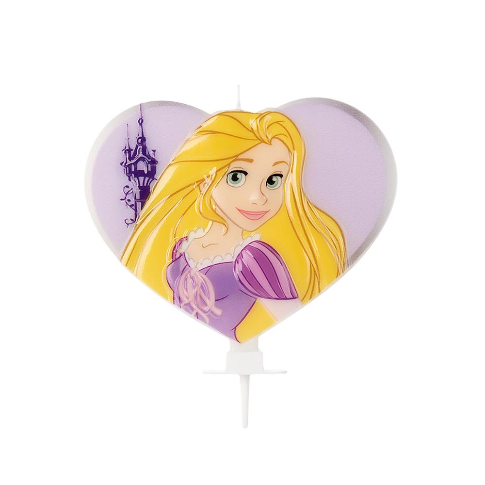 Vela Aniversário Princesa Rapunzel Disney Silver Festas 11cm