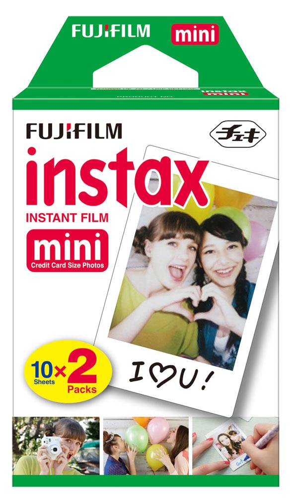 Filme Fujifilm Instax Mini Branco 20 Fotos, 54 X 86 mm, ISO 800