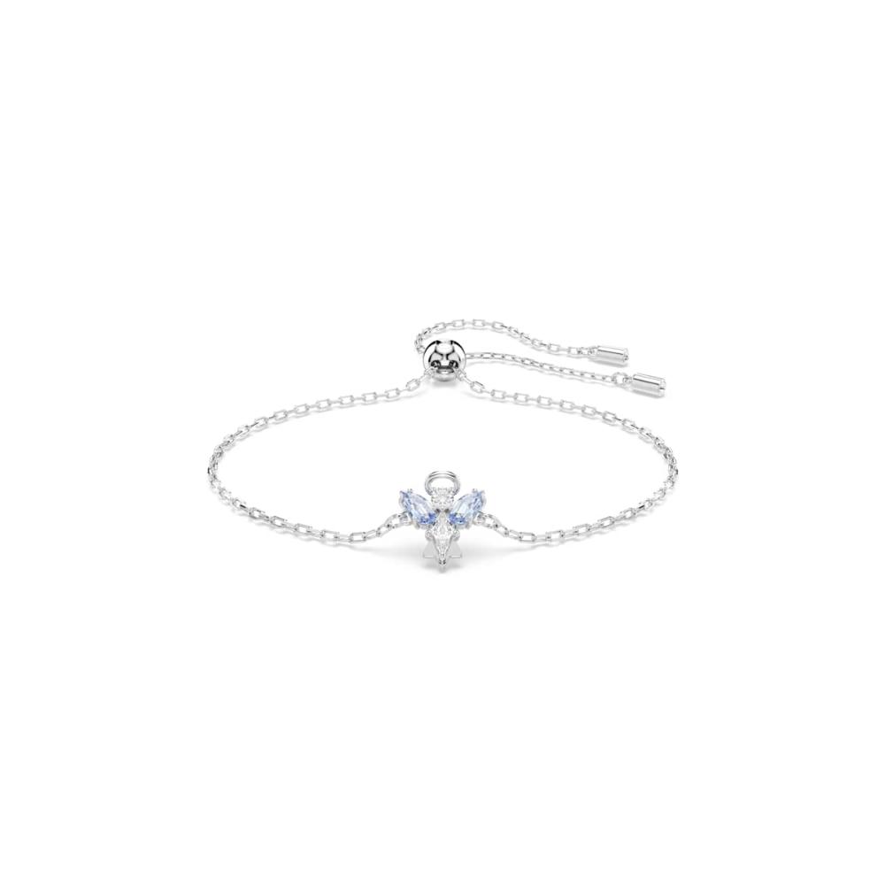Pulseira Swarovski Magic, Anjo, Azul,