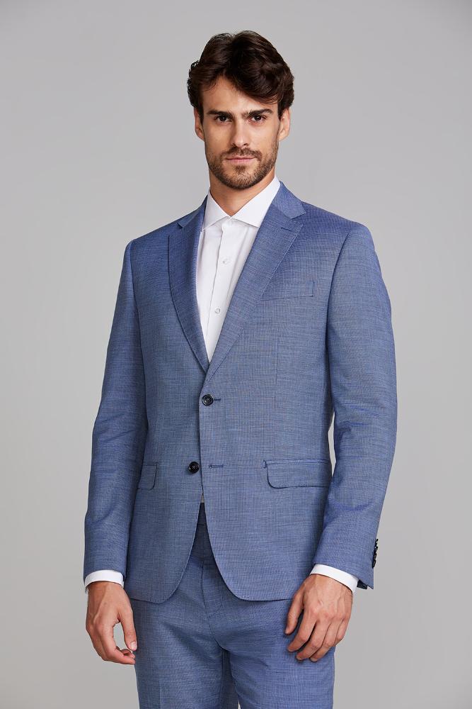 Terno Slim Fit PV Falso Liso, 014081
