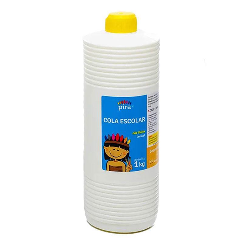 Cola Branca Líquida Escolar Piratininga 1kg