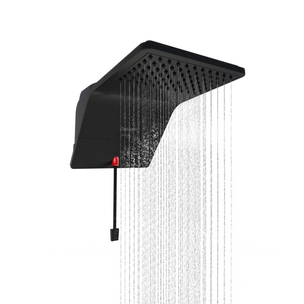 Chuveiro Eletrônico Zagonel Ducali Black, Preto