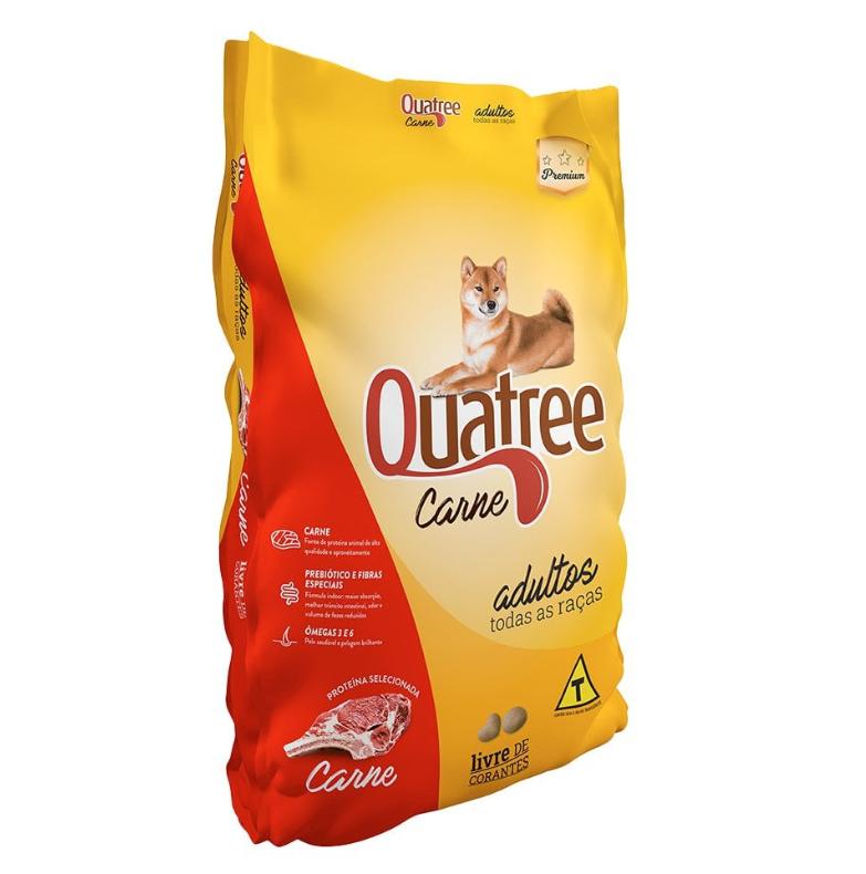 Ração Quatree Para Cães Adultos Sabor Carne 15kg