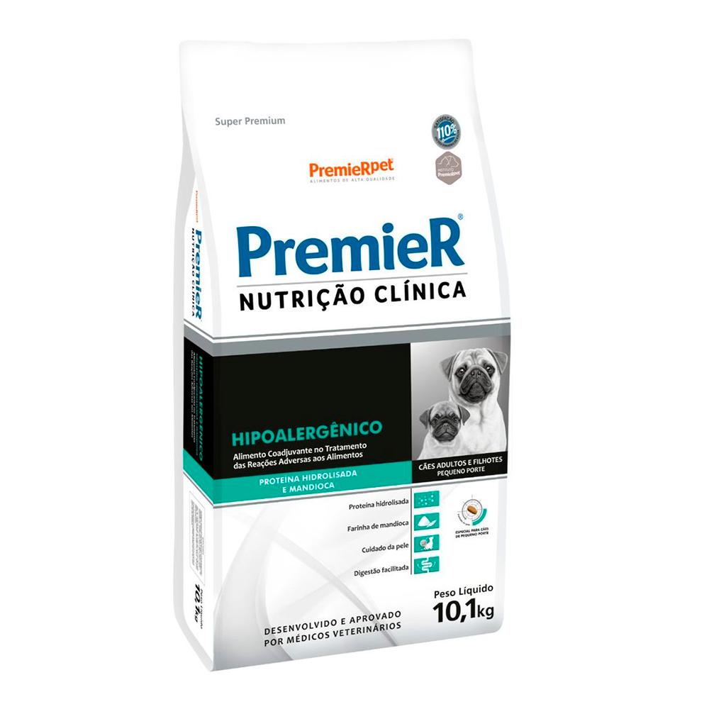 Ração Premier Nutrição Clínica Hipoalergênico Cães Raças Pequenas Proteína Hidrolisada