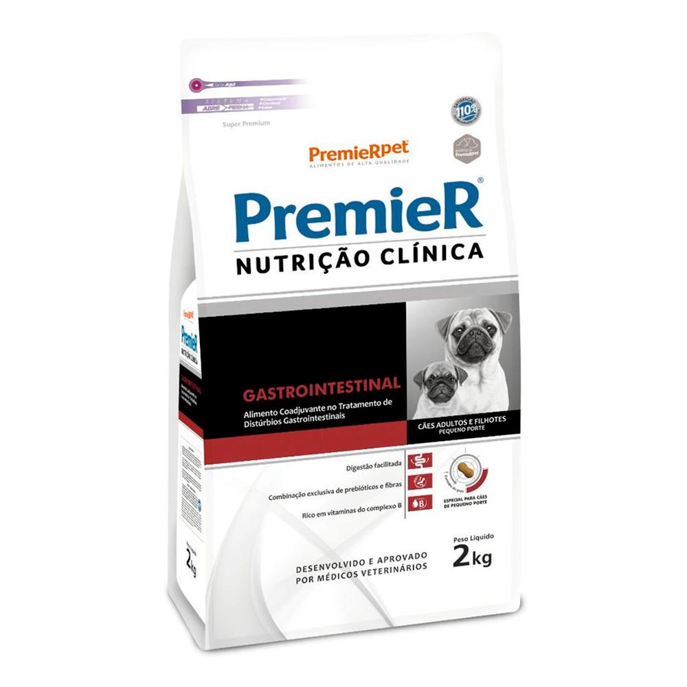 Ração Premier Nutrição Clínica Gastrointestinal Cães Raças Pequenas