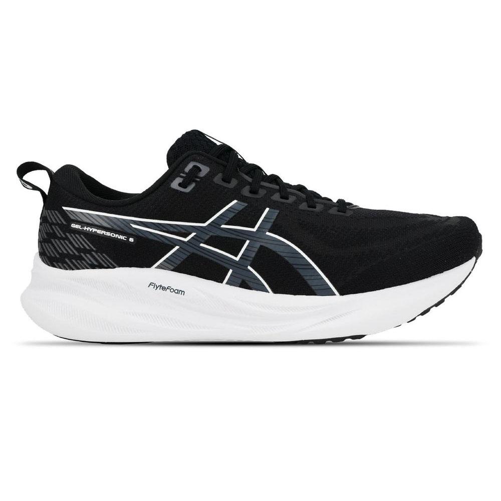 Tênis ASICS Gel-Hypersonic 6 Masculino Preto e Branco