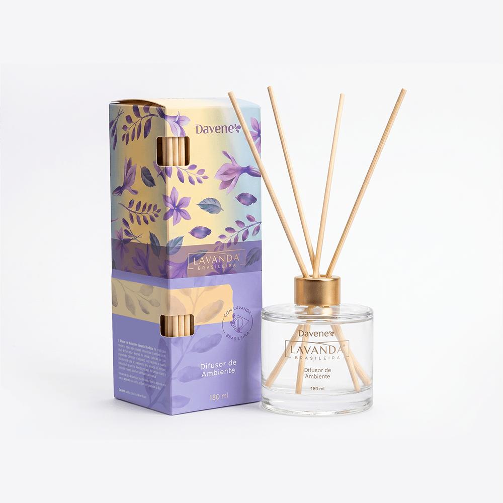 Difusor de Ambiente Lavanda Brasileira 180ml - Davene