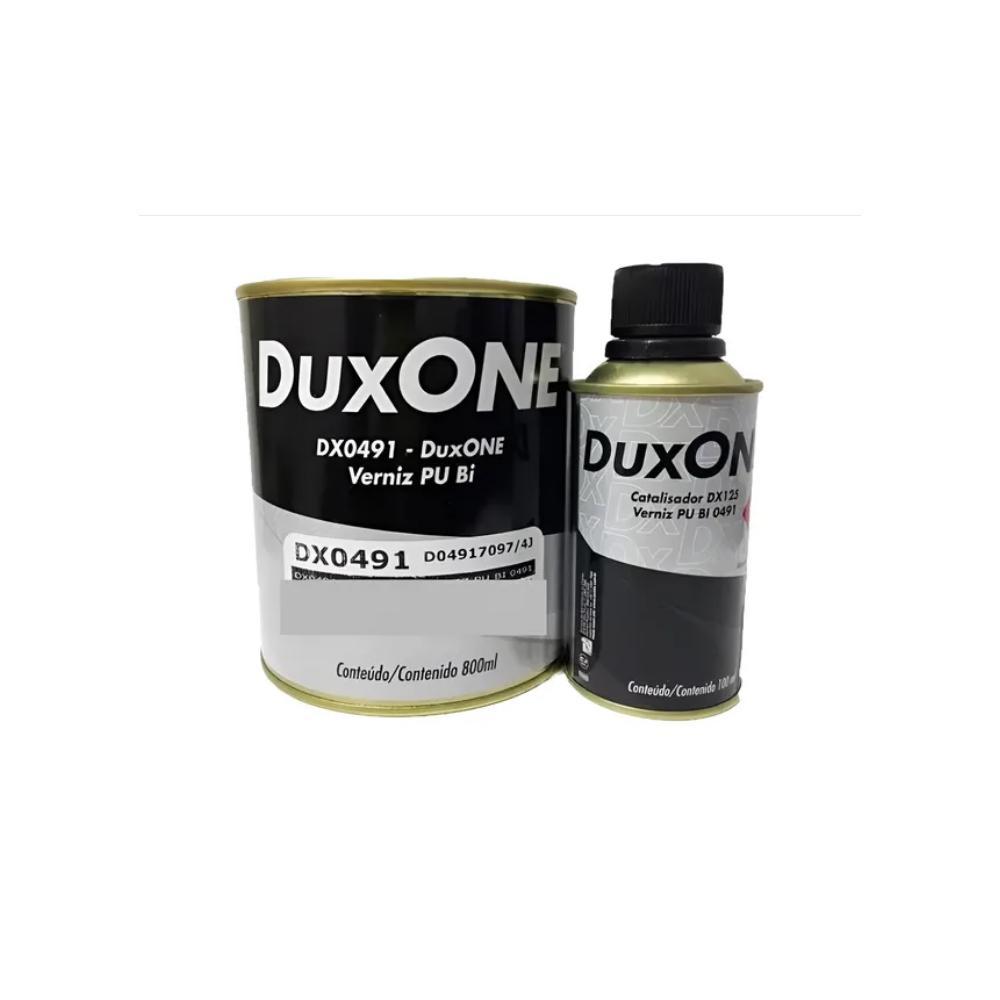 Verniz Pu Duxone Automotivo Dx0491 8x1 900ml Com Catalisador Dx491/Dx125