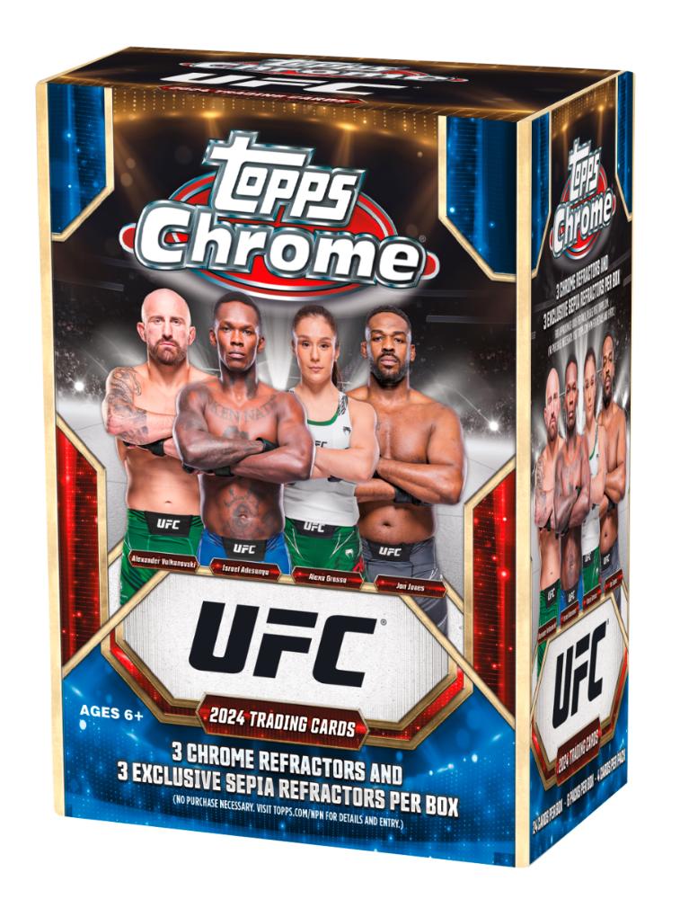 Topps Cards 2024 Topps Chrome UFC Value Box - 24 Cards