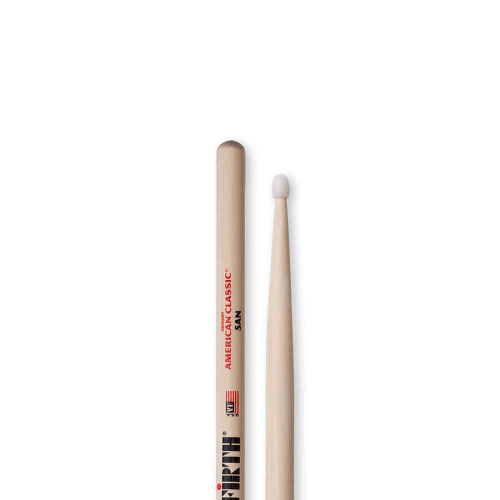 BAQUETA AMERICAN CLASSIC 5AN PONTA DE NYLON 5AN VIC FIRTH
