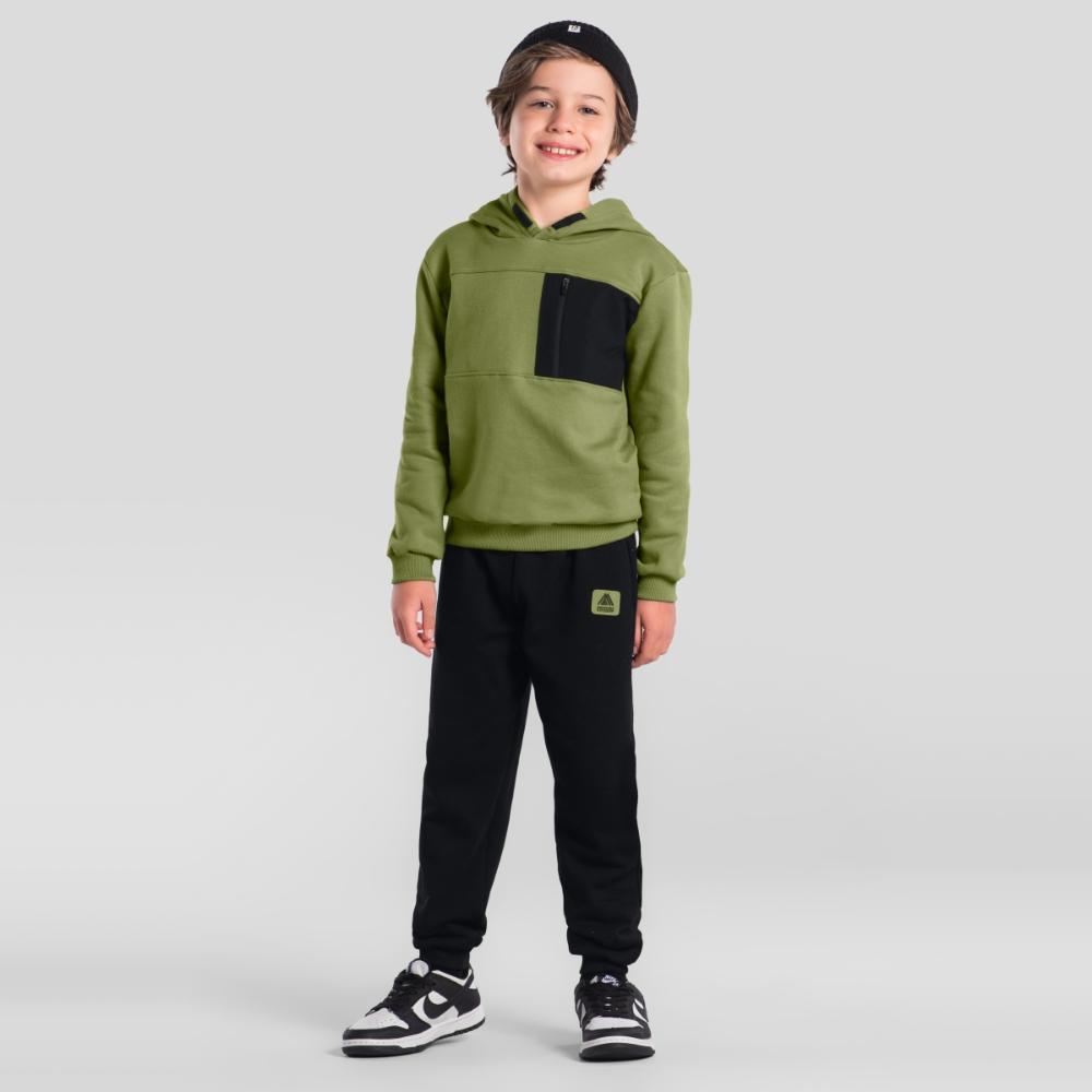 Conjunto infantil menino rm moletom Brandili