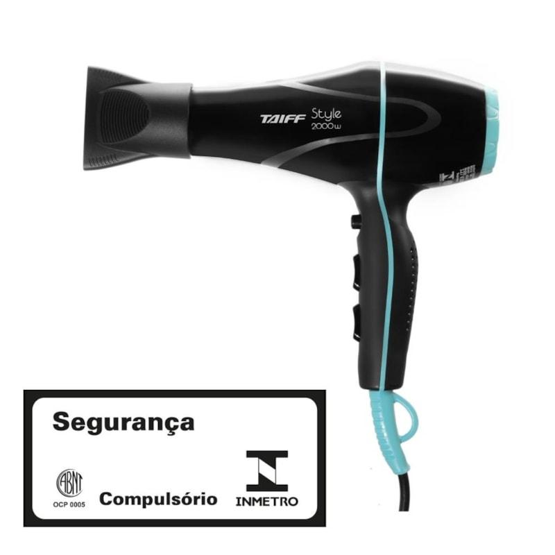 Secador de Cabelo Taiff Style 2000W Preto - 127V
