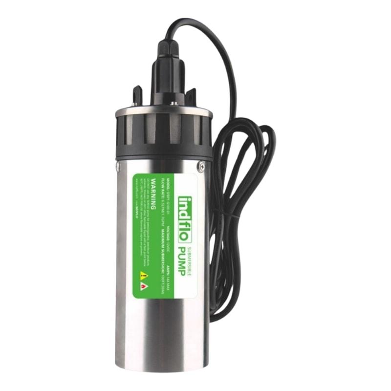 Bomba Solar Submersa 150 a 390L/hora até 70MCA 24V Indflo