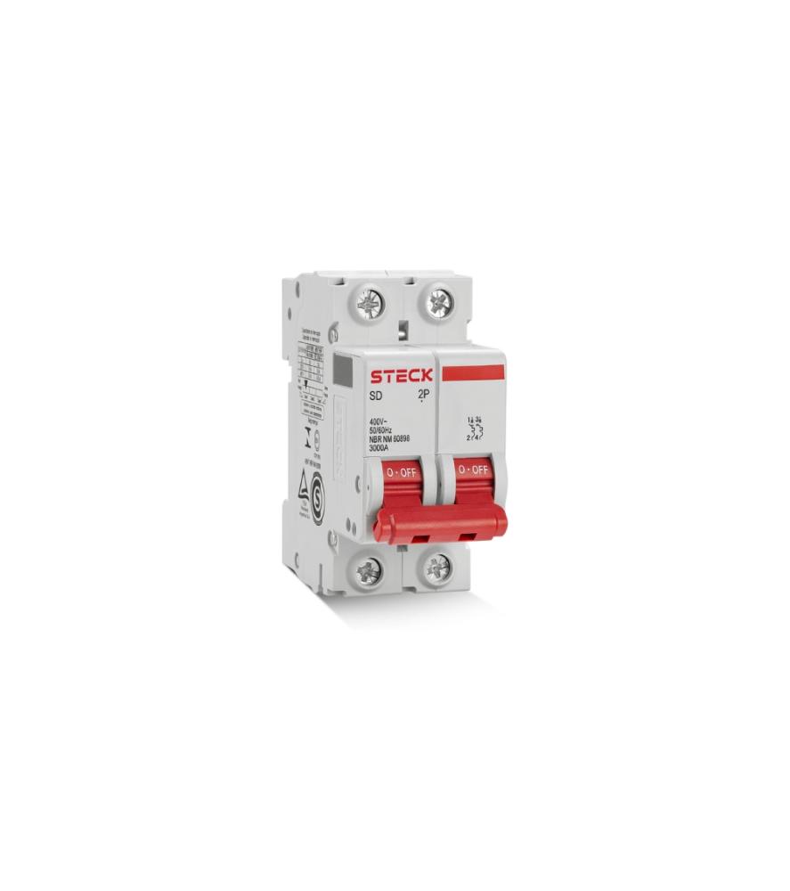 Disjuntor Din Bipolar 40A Curva C - Steck