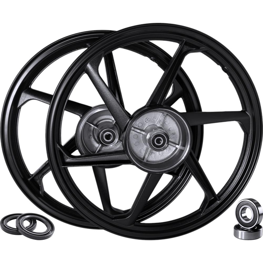 RODA ALUMINIO FAN 125 09-14 C-ROL+RETENTOR 6 PONTAS (PAR)