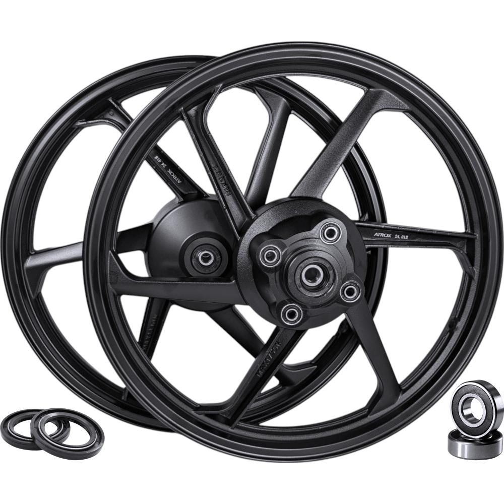 RODA ALUMINIO TITAN 2000-FAN 2008 TAMBOR 6 PONTAS C-ROL+RETENTOR (PAR)