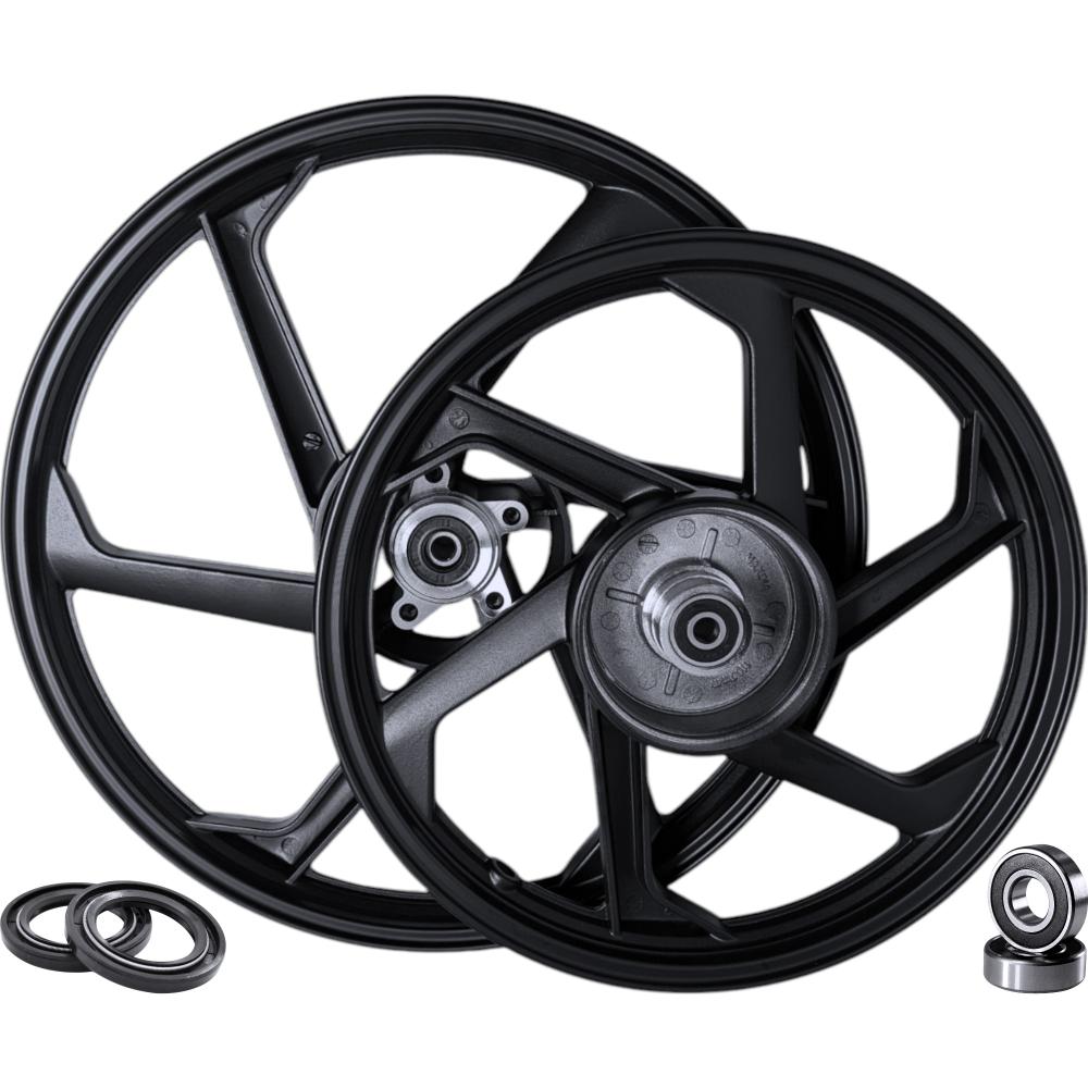 RODA ALUMINIO BIZ 125 FREIO A DISCO 6 PONTAS (PAR)
