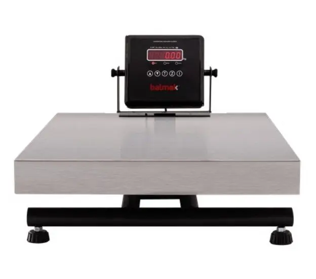 Balança Plataforma 300kg Plus Inox Com Bateria K-300IB Balmak