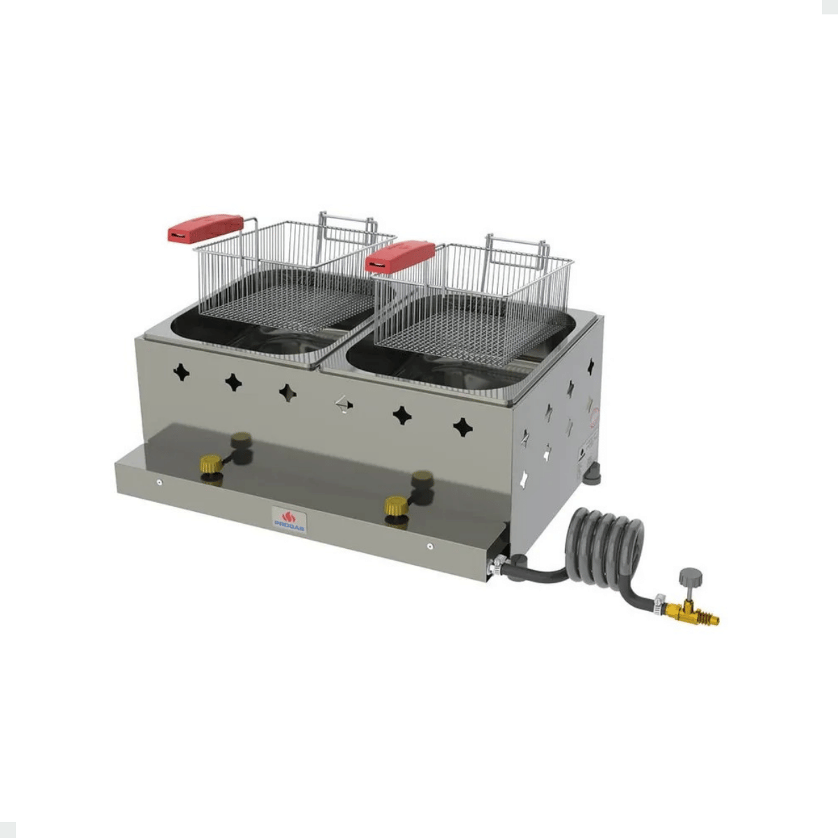 Fritadeira Inox a Gás 10 Litros PR-20 G GN Progás - Codigo: P41550