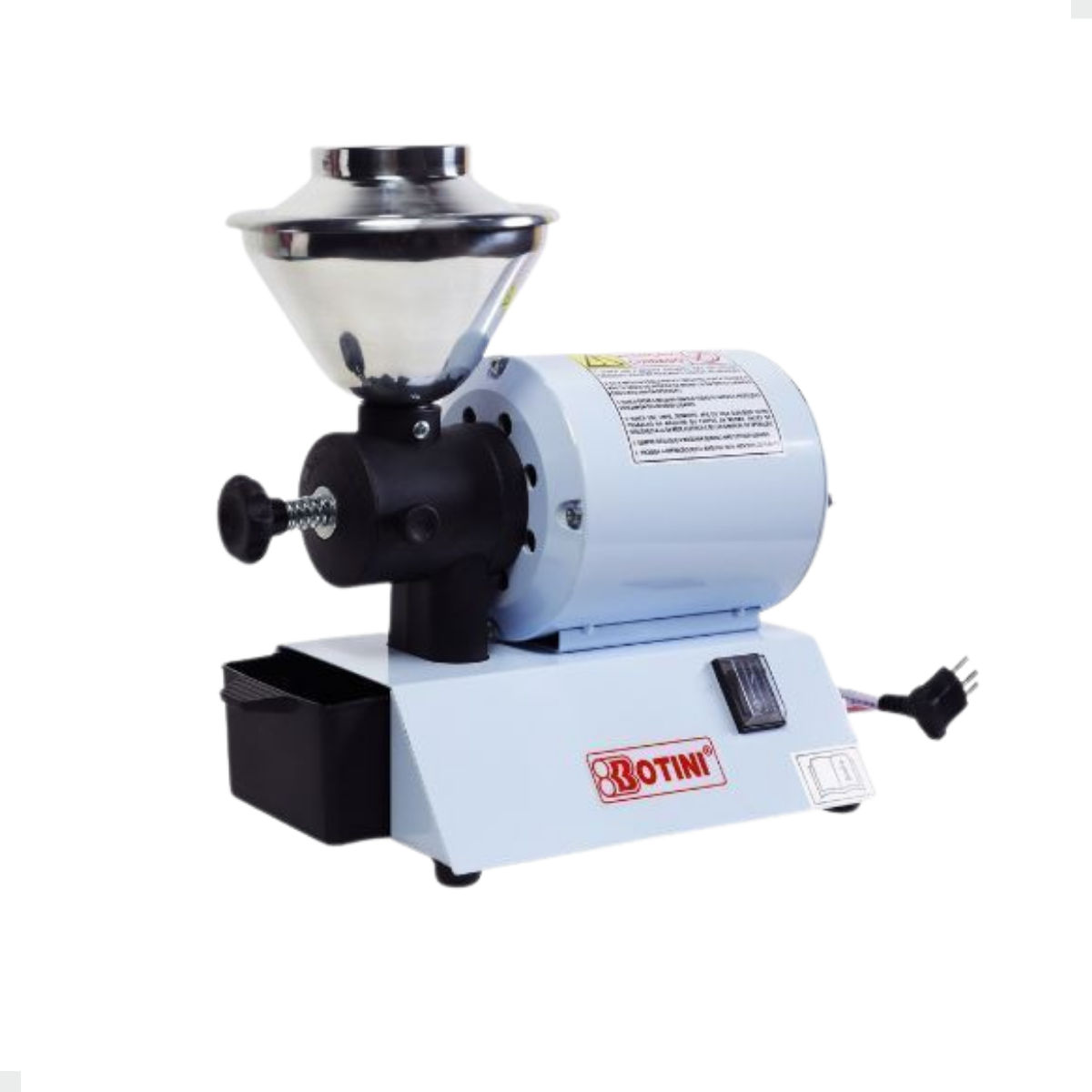 Moedor De Café Elétrico Botini Bivolt B55 Botimetal Branco