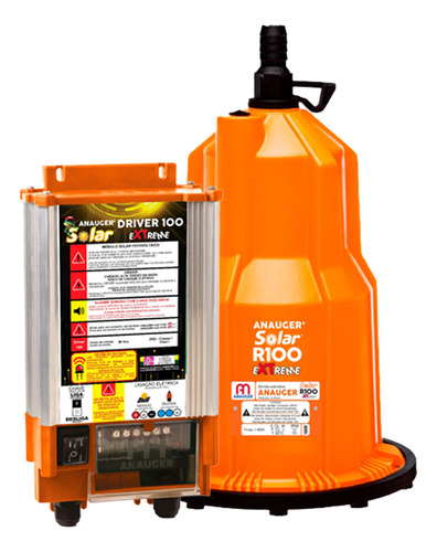 Bomba Solar Anauger R100 Reservatório Até 40m Ou 8.600 L/dia