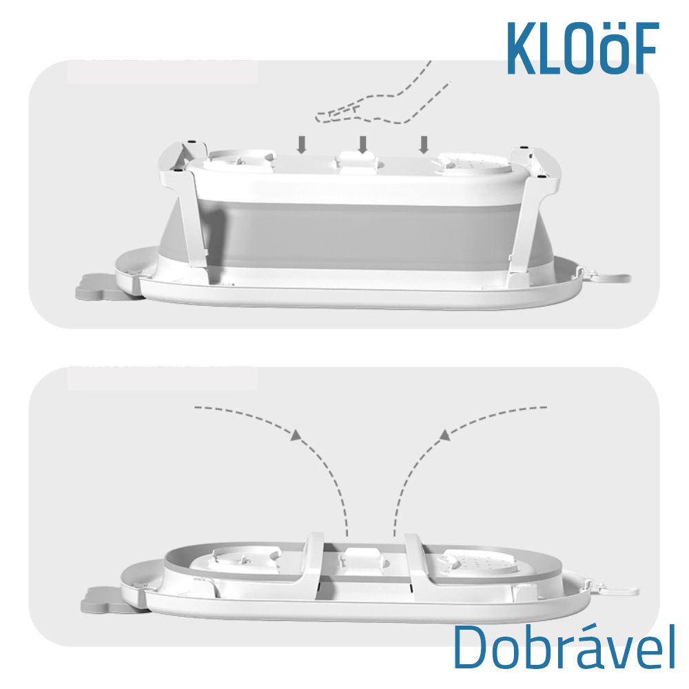 Banheira Dobrável Aurora Sea Média