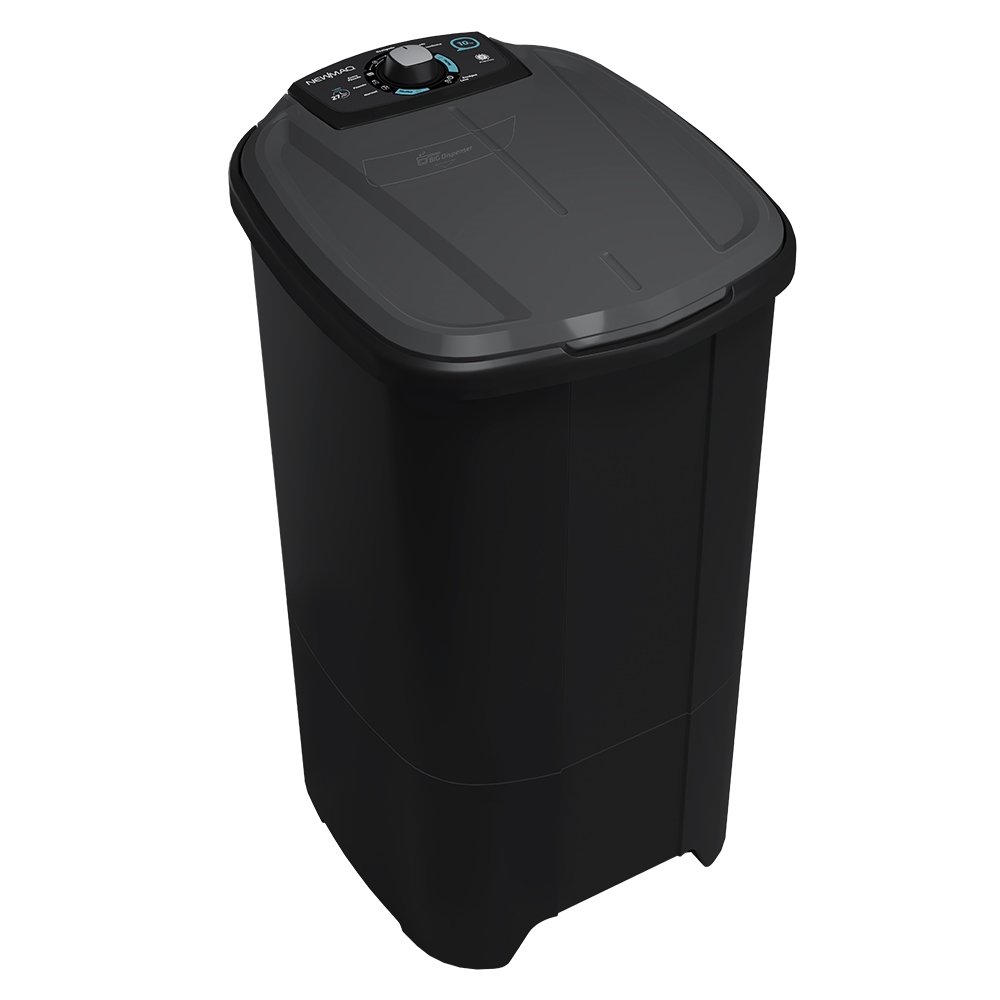 Tanquinho 10 kg Preto Lavadora NewMaq 127v 9 Programas