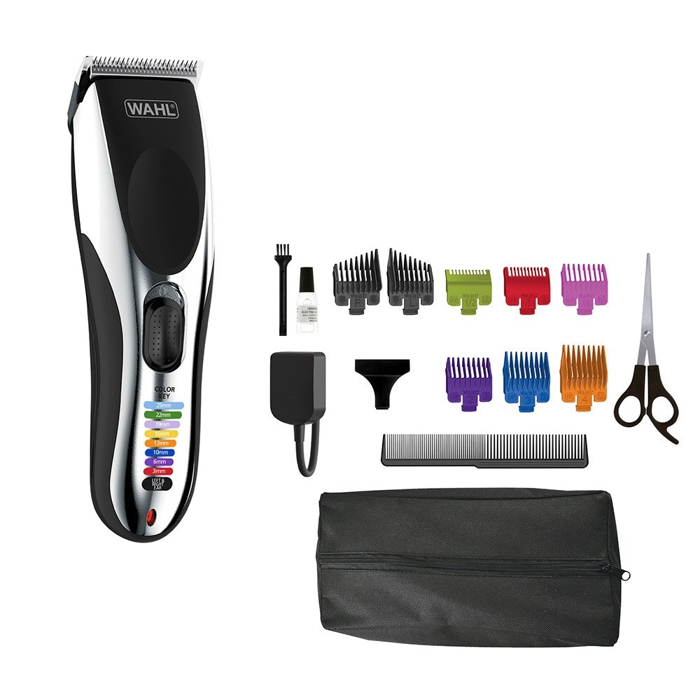Máquina de Cortar Cabelo Wahl Family Pro Cut - Com 8 Pentes, Bivolt