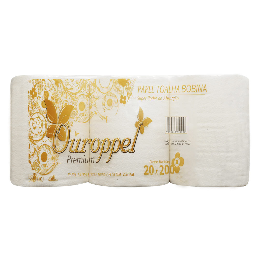 P.TOALHA BOB 100% 20X200X6 OUROPEL