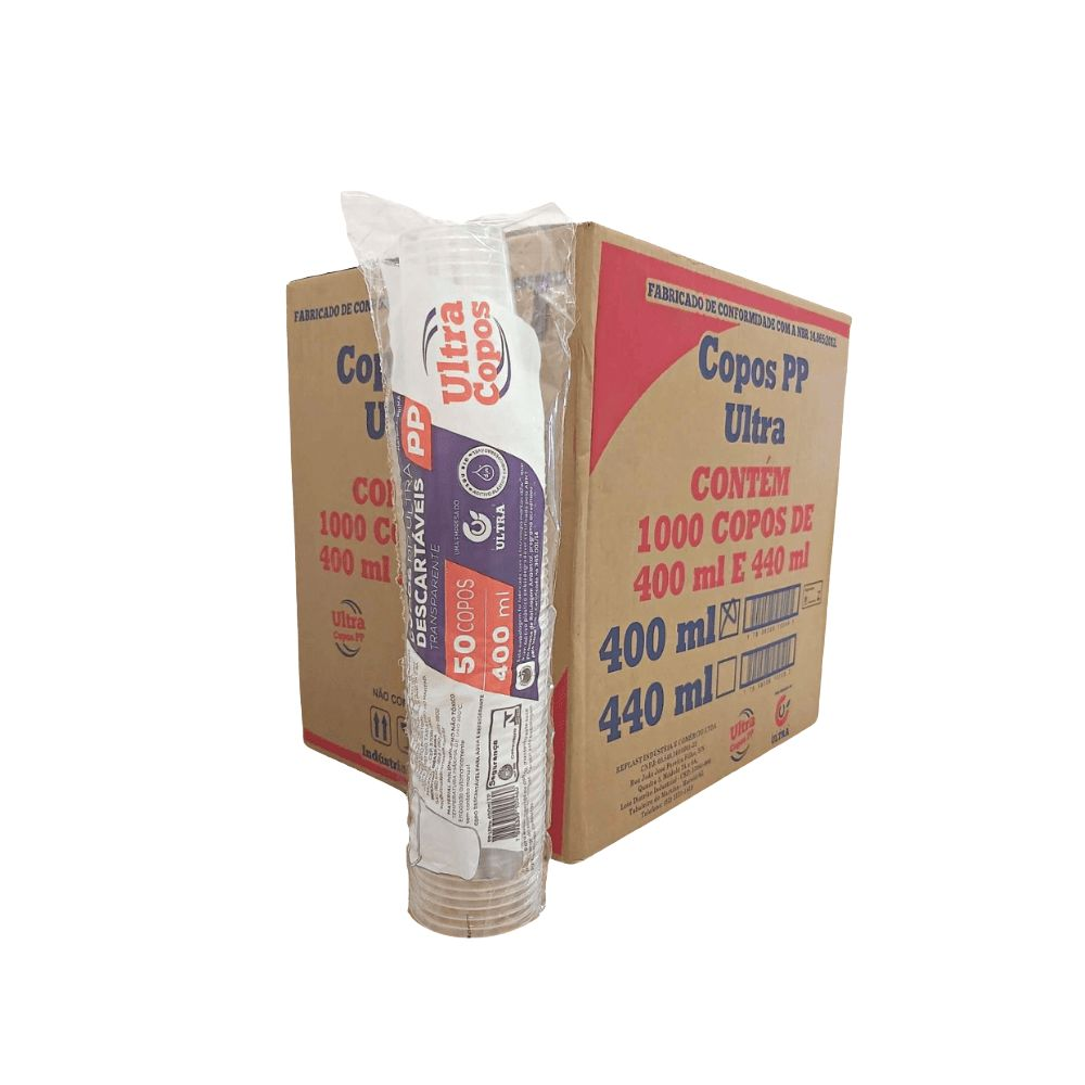 COPO 400ML ULTRA LISO TR PP 20X50