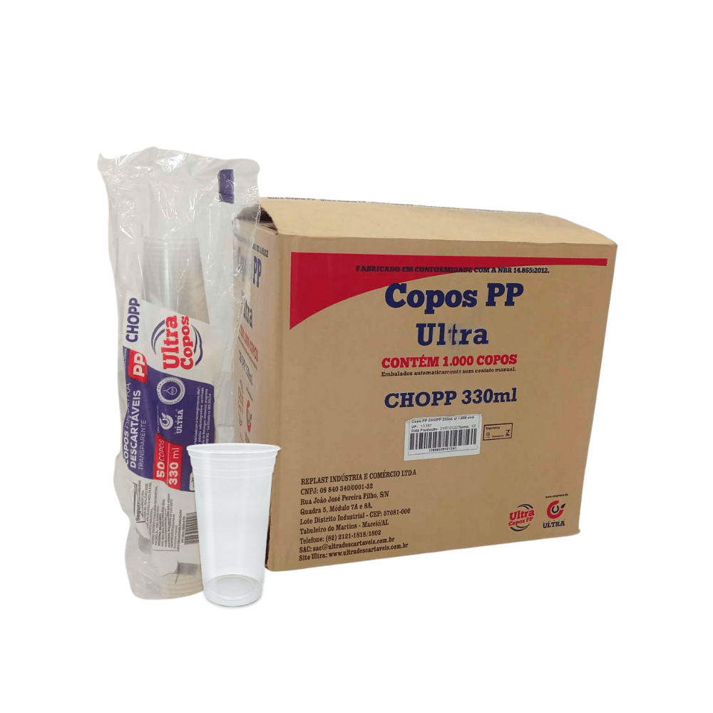 COPO 330ML ULTRA TR PP 20X50