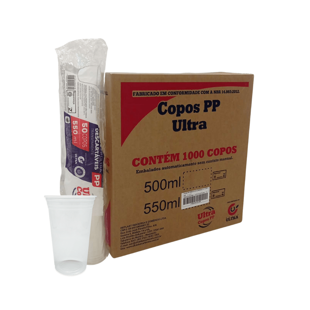 COPO 550ML ULTRA TR PP 20X50