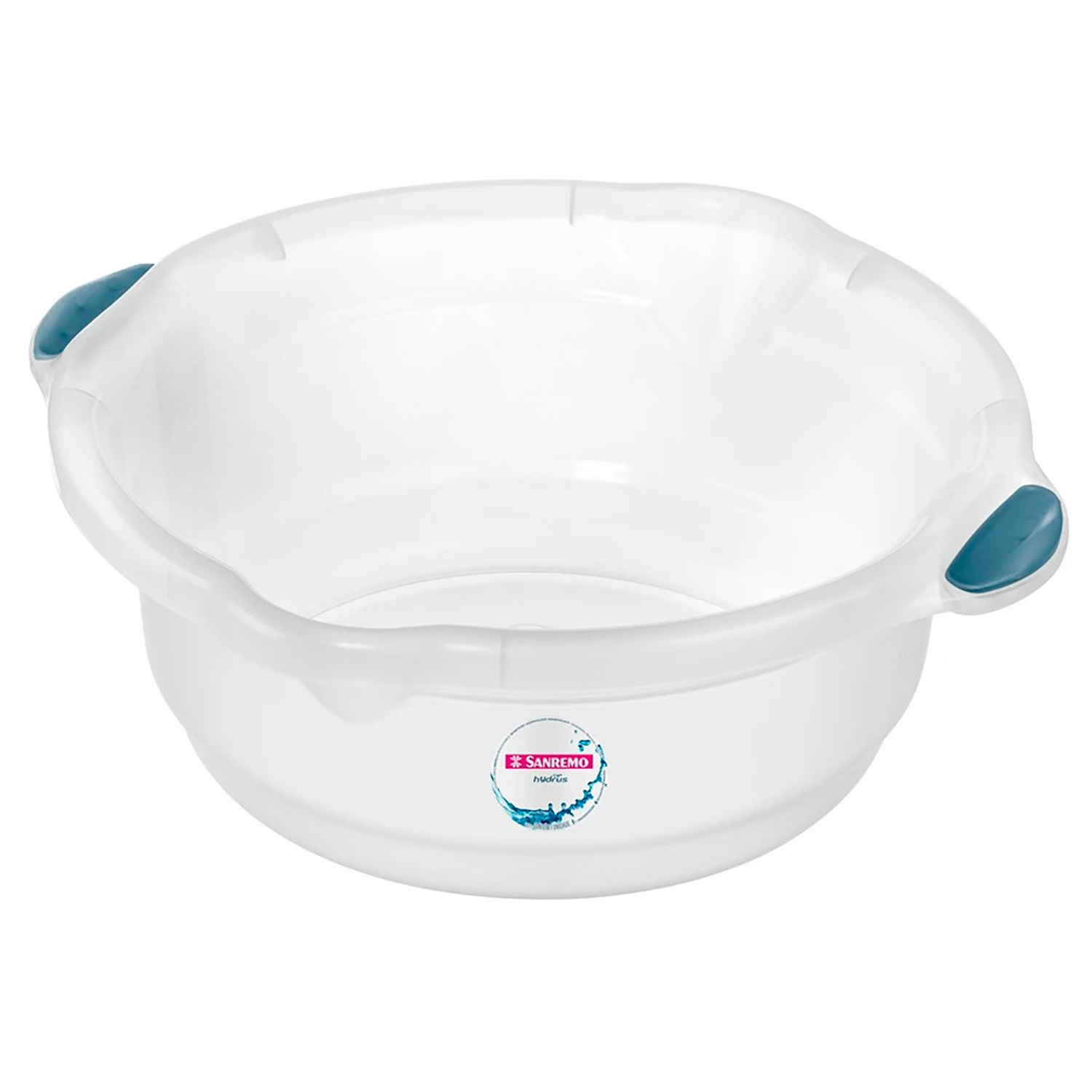 Bacia Plástica Transparente 8,6L Hydrus Sanremo