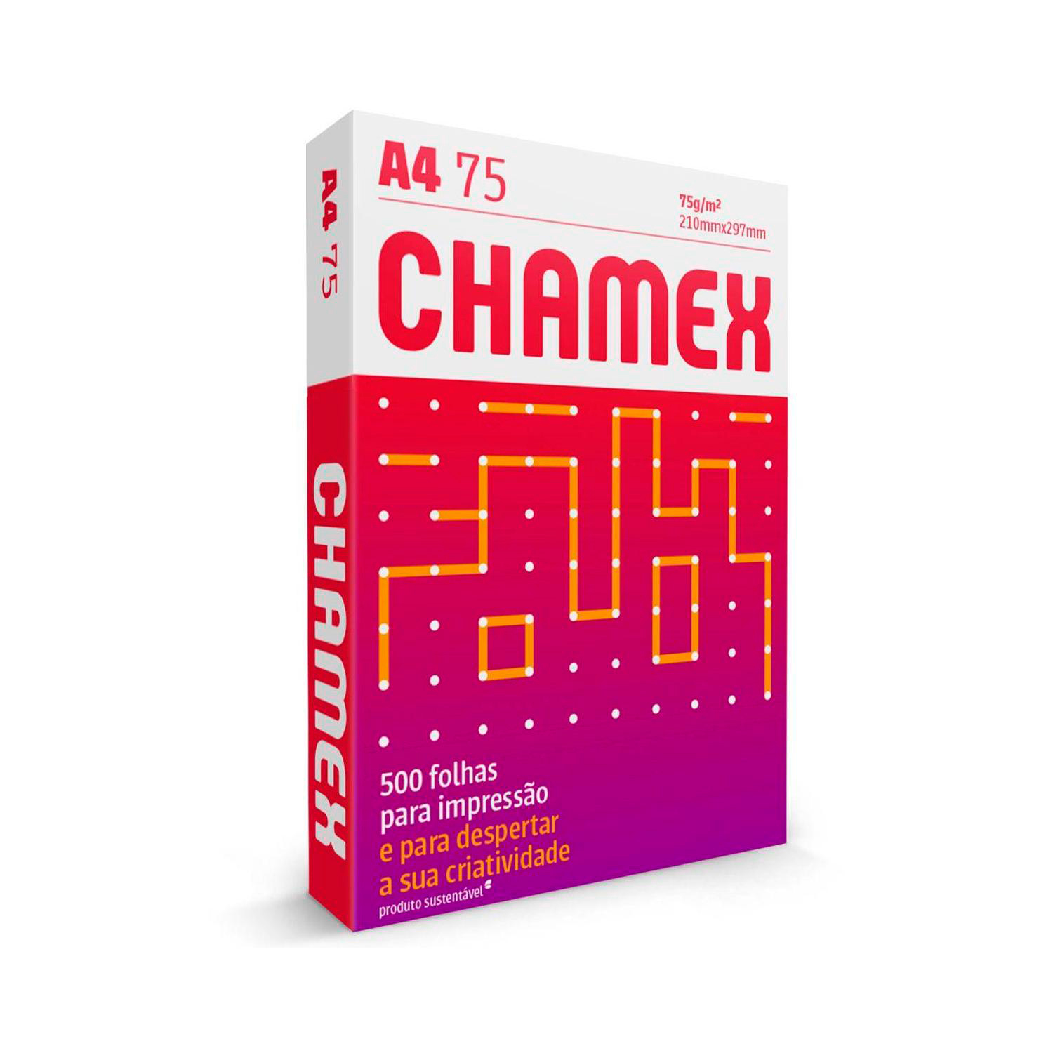Papel Sulfite Chamex A4 c/ 500 Folhas Branco