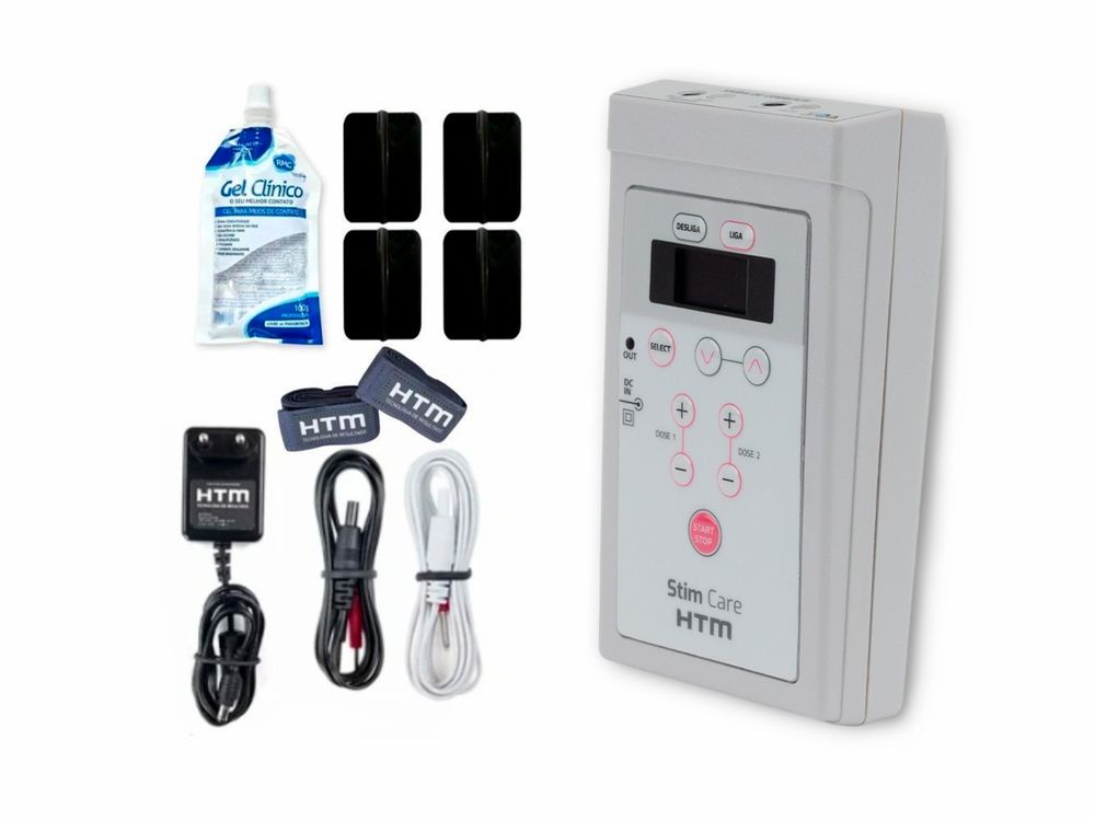 HTM - STIM CARE + 1 KG DE GEL + 8 ELETRODOS 5X5CM
