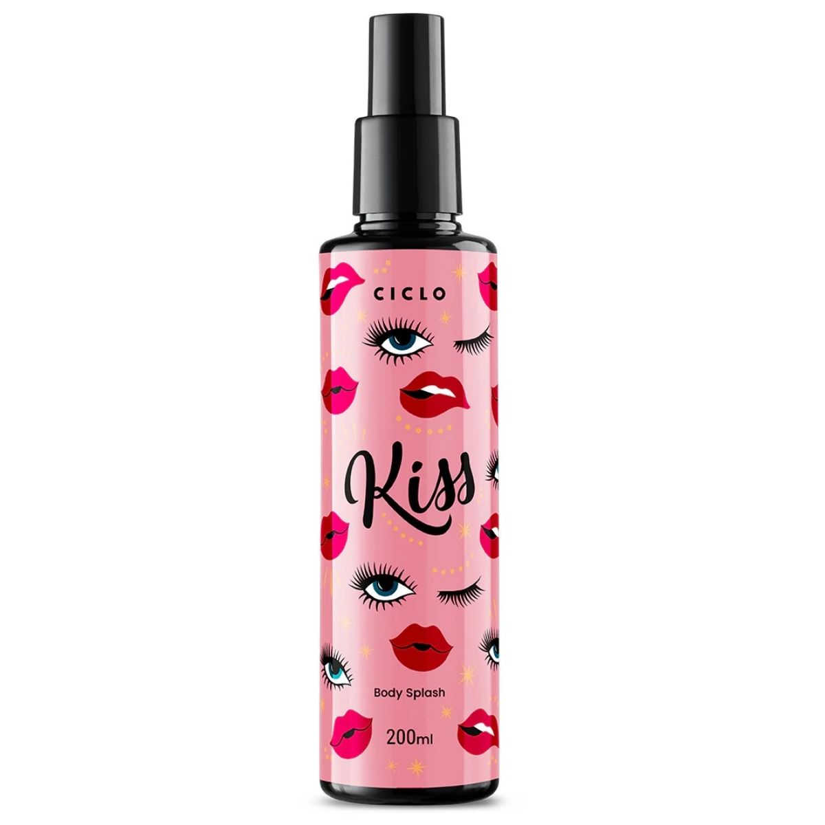 Body Splash Kiss Ciclo Feminino 200ml
