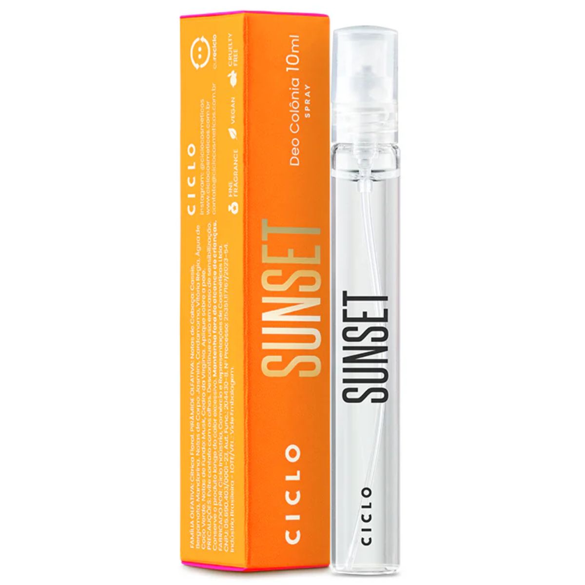 PERFUME DE BOLSO SUNSET 10ML CICLO